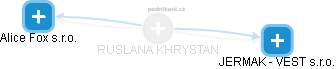 RUSLANA KHRYSTAN - Vizualizace  propojení osoby a firem v obchodním rejstříku