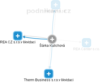Šárka Kulichová - Vizualizace  propojení osoby a firem v obchodním rejstříku