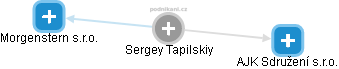 Sergey Tapilskiy - Vizualizace  propojení osoby a firem v obchodním rejstříku