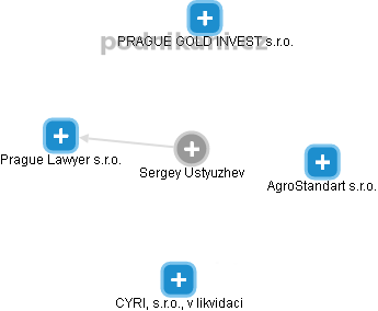 Sergey Ustyuzhev - Vizualizace  propojení osoby a firem v obchodním rejstříku