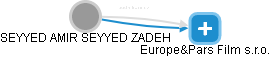 SEYYED AMIR SEYYED ZADEH - Vizualizace  propojení osoby a firem v obchodním rejstříku