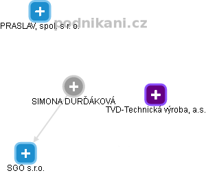 SIMONA DURĎÁKOVÁ - Vizualizace  propojení osoby a firem v obchodním rejstříku
