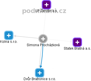 Simona Procházková - Vizualizace  propojení osoby a firem v obchodním rejstříku