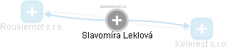 Slavomíra Leklová - Vizualizace  propojení osoby a firem v obchodním rejstříku