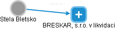 Stela Bletsko - Vizualizace  propojení osoby a firem v obchodním rejstříku