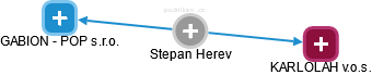  Stepan H. - Vizualizace  propojení osoby a firem v obchodním rejstříku