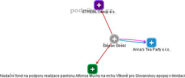 Štěpán Štrébl - Vizualizace  propojení osoby a firem v obchodním rejstříku