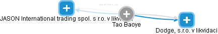 Tao Baoye - Vizualizace  propojení osoby a firem v obchodním rejstříku