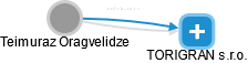 Teimuraz Oragvelidze - Vizualizace  propojení osoby a firem v obchodním rejstříku