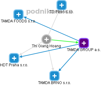 Thi Giang Hoang - Vizualizace  propojení osoby a firem v obchodním rejstříku