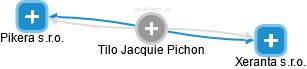 Tilo Jacquie Pichon - Vizualizace  propojení osoby a firem v obchodním rejstříku