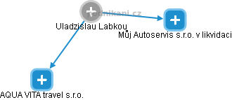Uladzislau Labkou - Vizualizace  propojení osoby a firem v obchodním rejstříku