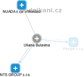Uliana Bulavina - Vizualizace  propojení osoby a firem v obchodním rejstříku