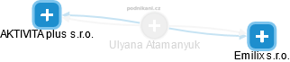 Ulyana A. - Vizualizace  propojení osoby a firem v obchodním rejstříku
