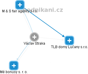 Václav Straka - Vizualizace  propojení osoby a firem v obchodním rejstříku