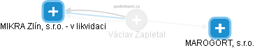 Václav Zapletal - Vizualizace  propojení osoby a firem v obchodním rejstříku