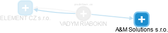 VADYM RIABOKIN - Vizualizace  propojení osoby a firem v obchodním rejstříku