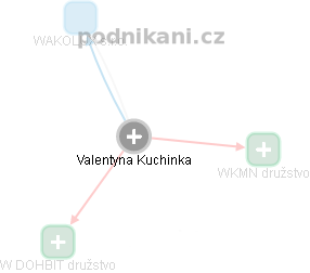 Valentyna K. - Vizualizace  propojení osoby a firem v obchodním rejstříku