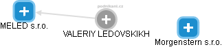 VALERIY LEDOVSKIKH - Vizualizace  propojení osoby a firem v obchodním rejstříku