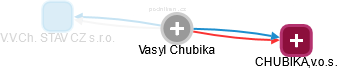 Vasyl Chubika - Vizualizace  propojení osoby a firem v obchodním rejstříku