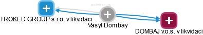 Vasyl Dombay - Vizualizace  propojení osoby a firem v obchodním rejstříku