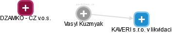 Vasyl Kuzmyak - Vizualizace  propojení osoby a firem v obchodním rejstříku