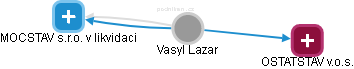  Vasyl L. - Vizualizace  propojení osoby a firem v obchodním rejstříku