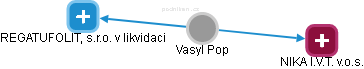  Vasyl P. - Vizualizace  propojení osoby a firem v obchodním rejstříku
