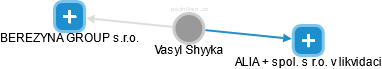 Vasyl Shyyka - Vizualizace  propojení osoby a firem v obchodním rejstříku