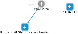Vasyl Varha - Vizualizace  propojení osoby a firem v obchodním rejstříku