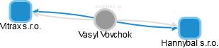Vasyl Vovchok - Vizualizace  propojení osoby a firem v obchodním rejstříku