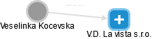 Veselinka Kocevska - Vizualizace  propojení osoby a firem v obchodním rejstříku