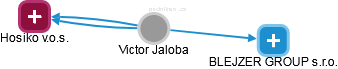 Victor Jaloba - Vizualizace  propojení osoby a firem v obchodním rejstříku