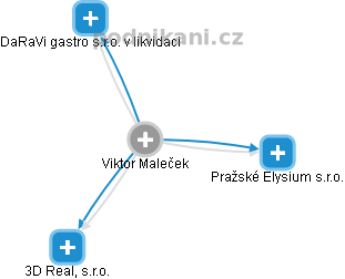 Viktor Maleček - Vizualizace  propojení osoby a firem v obchodním rejstříku