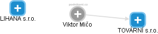 Viktor Mičo - Vizualizace  propojení osoby a firem v obchodním rejstříku