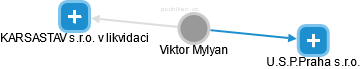 Viktor Mylyan - Vizualizace  propojení osoby a firem v obchodním rejstříku
