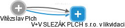 Vítězslav Plch - Vizualizace  propojení osoby a firem v obchodním rejstříku