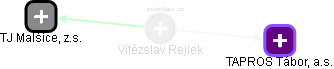 Vítězslav Rejlek - Vizualizace  propojení osoby a firem v obchodním rejstříku