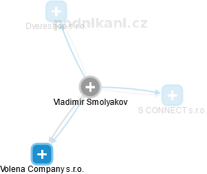 Vladimir Smolyakov - Vizualizace  propojení osoby a firem v obchodním rejstříku