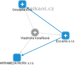 Vladimíra Kolaříková - Vizualizace  propojení osoby a firem v obchodním rejstříku