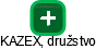KAZEX, družstvo - náhled vizuálního zobrazení vztahů obchodního rejstříku