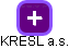 KRESL a.s. - náhled vizuálního zobrazení vztahů obchodního rejstříku