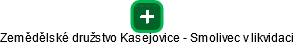 Zemědělské družstvo Kasejovice - Smolivec v likvidaci - náhled vizuálního zobrazení vztahů obchodního rejstříku