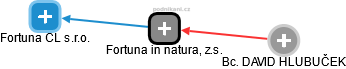 Fortuna in natura, z.s. - náhled vizuálního zobrazení vztahů obchodního rejstříku