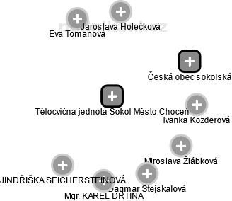 Tělocvičná jednota Sokol Město Choceň - náhled vizuálního zobrazení vztahů obchodního rejstříku