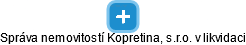 Správa nemovitostí Kopretina, s.r.o. v likvidaci - náhled vizuálního zobrazení vztahů obchodního rejstříku
