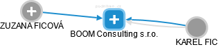 BOOM Consulting s.r.o. - náhled vizuálního zobrazení vztahů obchodního rejstříku