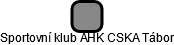 Sportovní klub AHK CSKA Tábor - náhled vizuálního zobrazení vztahů obchodního rejstříku