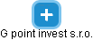 G point invest s.r.o. - náhled vizuálního zobrazení vztahů obchodního rejstříku