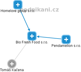 Bio Fresh Food s.r.o. - náhled vizuálního zobrazení vztahů obchodního rejstříku